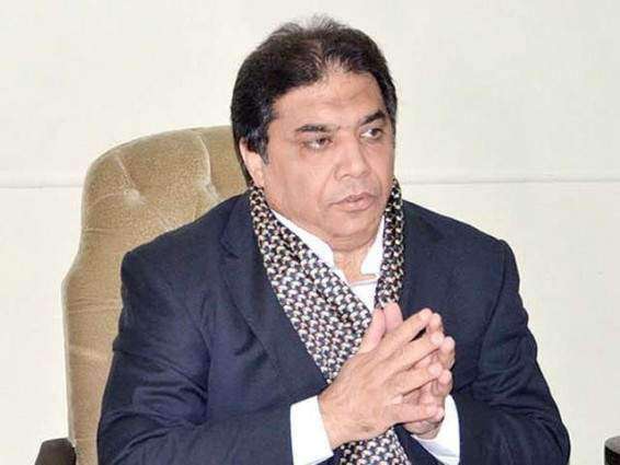 Chairman Steering Committee Sports Punjab Punjab Hanif Abbasi urges contractors to complete sports projects rapidly
