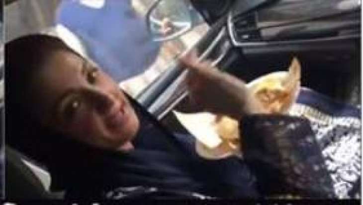 Maryam Nawaz ate Halwa Puri from a local stall during her visit to NA-120.