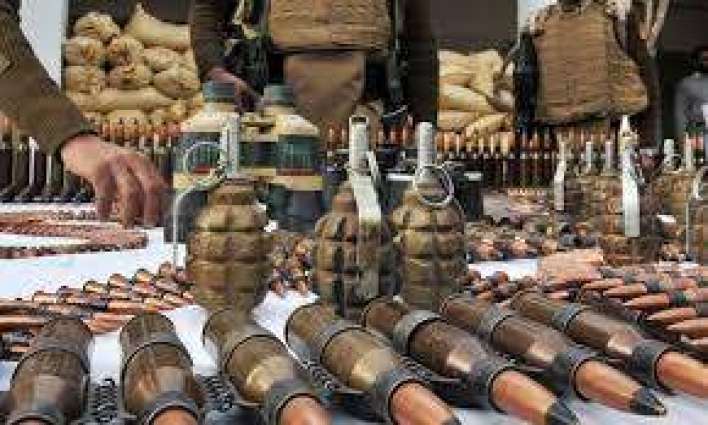 Frontier Corps seizes huge cache of arms, explosives in Balochistan: ISPR
