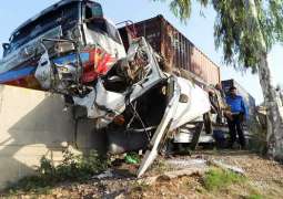 Three dead, several injured in Kohat bus-car collision