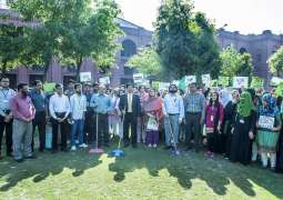 UVAS organised walk & seminar to promote cleanliness & greenery in City Campus Lahore