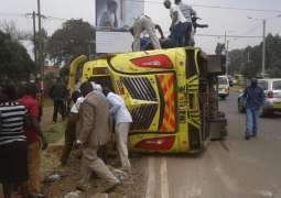 Four dead, 25 injured in Badin road mishap