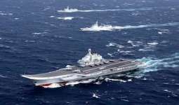 چین دا طیارہ بردار بحری بیڑہ ایسٹ چائنا دے سمندر اچ بحریہ دیاں جنگی مشقاں اچ شامل