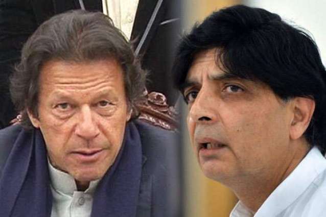 Imran Khan speaks about contacting Ch Nisar