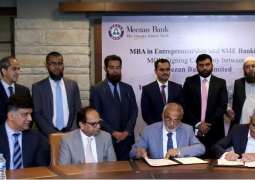 Meezan Bank signs MoU with Institute of Business Management (IoBM) to launch MBA in Entrepreneurship & SME Banking