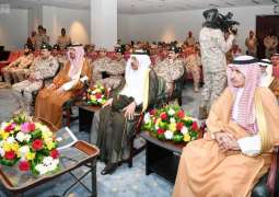الأمير خالد بن عبد العزيز بن عياف  يزور وكالة الحرس الوطني بالقطاع الغربي ويلتقي بمنسوبيها