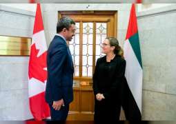 عبدالله بن زايد يلتقي وزيرة خارجية كندا