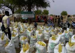 مركز الملك سلمان للإغاثة يوزع 500 وجبة افطار و200 سلة غذائية في مديريتي شاواية ودقريس في ولاية جنوب دارفور