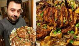 Ahmed Ali Butt treats family with roasted masala chicken