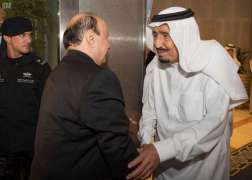 خادم الحرمين الشريفين يستقبل الرئيس اليمني