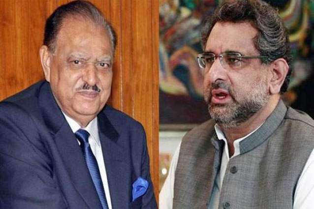 President Mamnoon Hussain, Prime Minister Shahid Khaqan Abbasi  pay tribute to workers