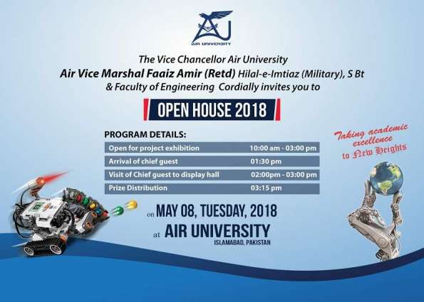 Air University to conduct Open House 2018 on Tuesday