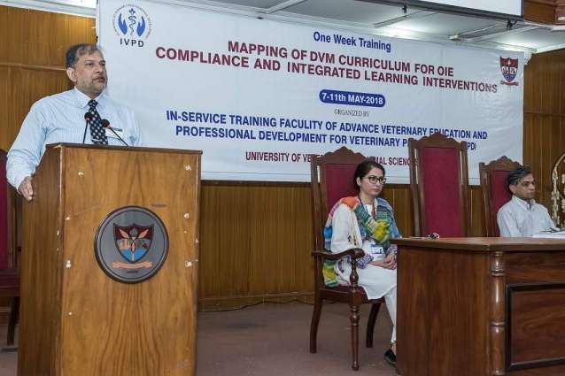 UVAS organises weeklong training on “Mapping of DVM Curriculum for OIE Compliance and Integrated Learning Interventions”