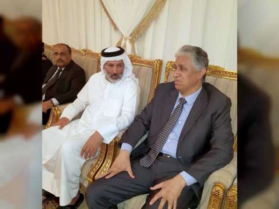 السفير اليمني  يقدم واجب العزاء لأسرة الشهيد سعيد محمد الهاجري