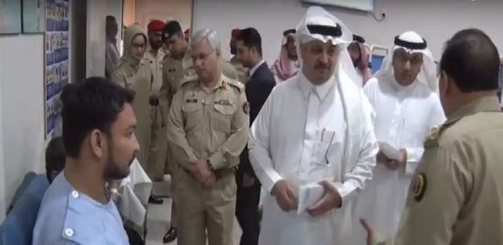 السفير السعودي لدى باكستان يزور معهد القوات المسلحة لطب التأهيل