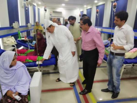 Mr. Saqr Bin Mubarak Al Mansouri visited Pakistan Thalassemia Center in Islamabad