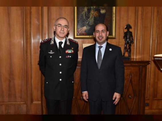سفير الدولة وقائد عام الدرك الإيطالي يبحثان التعاون الأمني