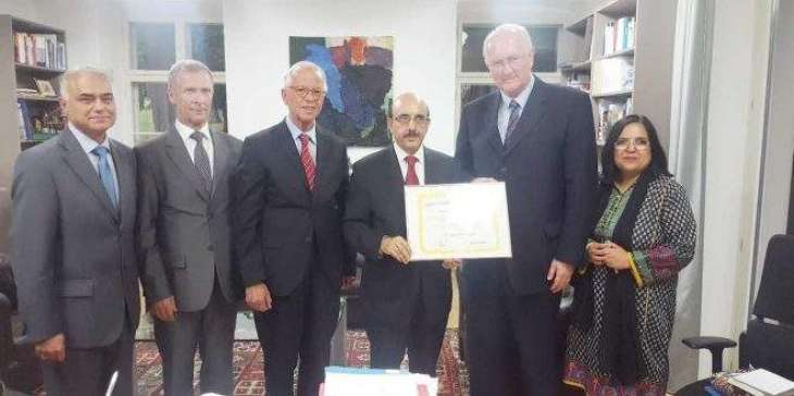AJK president is recognised by UPF as Ambassador of Peace