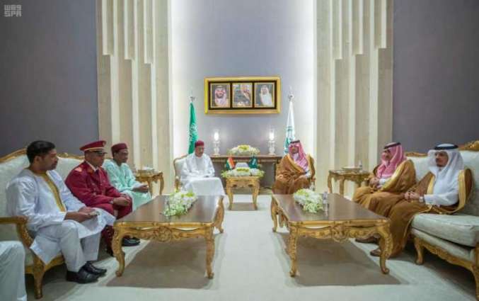 سمو وزير الداخلية يستقبل وزير الداخلية بجمهورية النيجر
