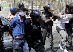 الاحتلال الاسرائيلي يعتقل 15 فلسطينيا بالضفة الغربية