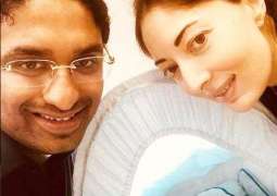Sharmila Faruqi shares first picture with newborn
