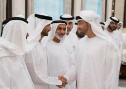 H.H. Sheikh Hamdan bin Zayed Al Nahyan receive Ramadan well-wishers