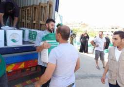 مركز الملك سلمان للإغاثة يواصل لليوم الـ 20 توزيع وجبات إفطار الصائم على اللاجئين السوريين في عرمون بلبنان