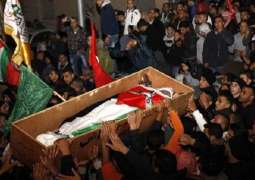 آلاف الفلسطينيين يشيعون بغزة جثامين 4 شهداء سقطوا في مليونية القدس