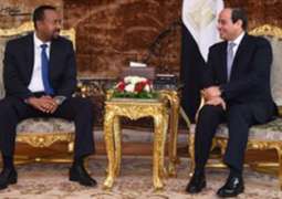            الرئيس المصري يجري في القاهرة مباحثات مع رئيس الوزراء الاثيوبي          