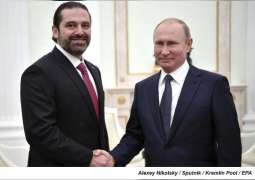 Putin meets with Hariri in Moscow