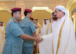 Ajman Ruler receives Eid al-Fitr well-wishers