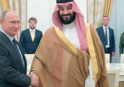 محمد بن سلمان والرئيس الروسي يبحثان علاقات التعاون والمستجدات في المنطقة