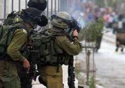 اصابة خمسة فلسطينيين برصاص الاحتلال الاسرائيلي في بيت لحم 
