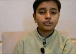 Qamarul Islam’s 12-year-old son to run election campaign against Ch Nisar