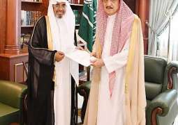 الأمير محمد بن ناصر يستقبل الرئيس التنفيذي لشركة أسمنت الجنوب