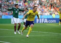 كأس العالم 2018 : السويد تتأهل إلى دور الـ 16 عقب فوزها على المكسيك بثلاثة أهداف دون مقابل