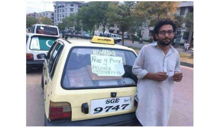 Taxi driver in capital providing free rides to patients and poor