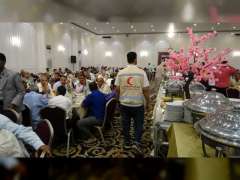 ERC holds mass iftar at Grand Mosque in Abyan, Yemen