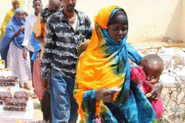 مركز الملك سلمان للإغاثة يواصل لليوم السادس عشر توزيع سلالاً غذائية في إقليم عينبا في صوماليا لاند