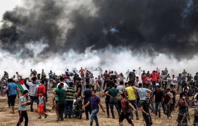 اصابة 6 فلسطينيين برصاص الاحتلال الاسرائيلي في الضفة وغزة 