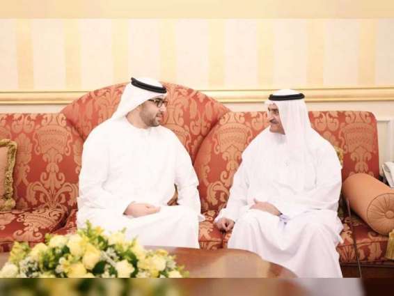 Ruler of Fujairah receives UAQ Crown Prince's Ramadan greetings