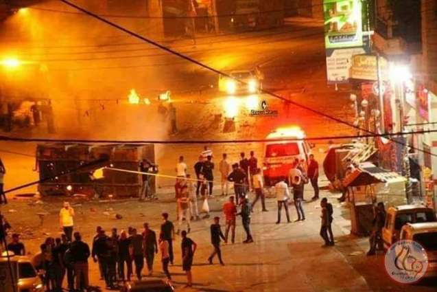 8 اصابات برصاص الاحتلال احداها خطيرة خلال اقتحام مدينة نابلس