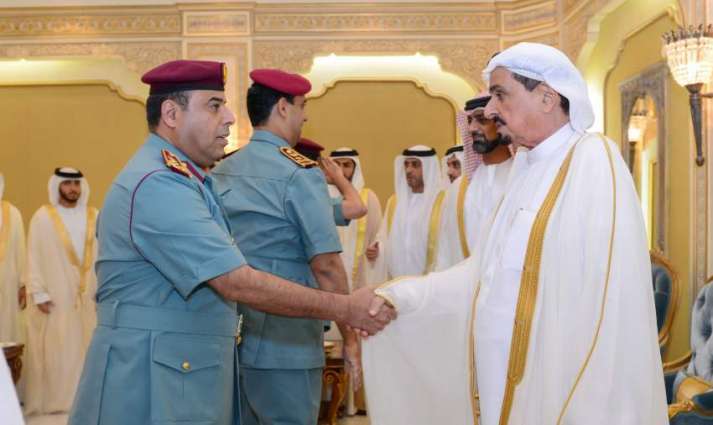 Ajman Ruler receives Eid al-Fitr well-wishers