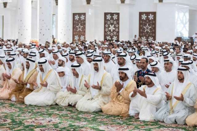 Ajman Ruler performs Eid al-Fitr prayer