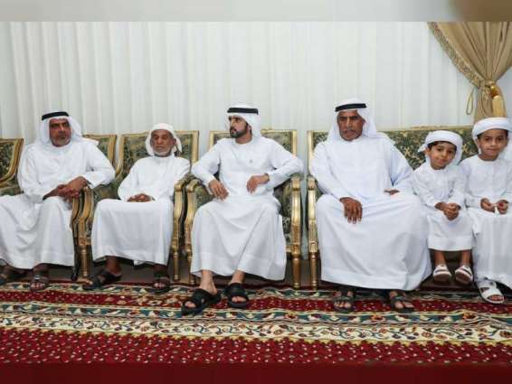 Hamdan bin Mohammed offers condolences to families of UAE martyrs