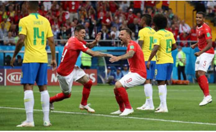            البرازيل تتعادل مع سويسرا ضمن المجموعة الخامسة بكأس العالم           