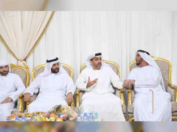 Hamed bin Zayed offers condolences to families of the Emirati martyrs