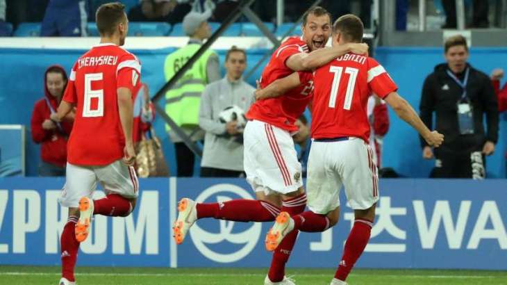 المنتخب الروسي يتغلب على مصر ويقترب من الصعود للدور الثاني في كأس العالم لكرة القدم 