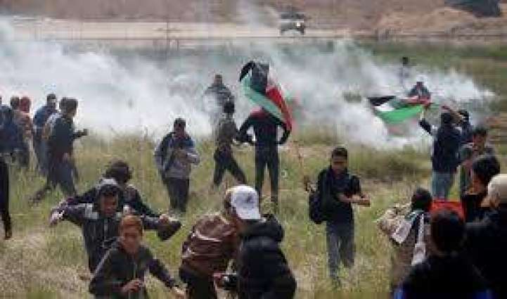 إصابة 5 فلسطينيين برصاص الاحتلال في مسيرات العودة
