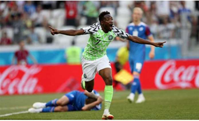            نيجيريا تتغلب على ايسلندا بثنائية وتجدد أحلامها في بلوغ الدور الثاني في كأس العالم لكرة القدم 2018            